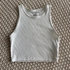 American Eagle Outfitters Classic White Tank Top